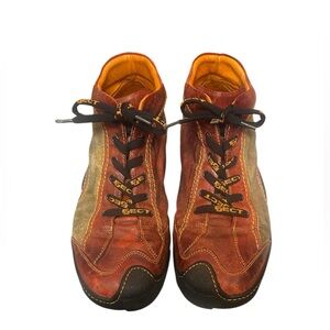 EJECT Portugal Leather & Suede Mid Top Sneakers Boots Art To Wear 41/10 Rare